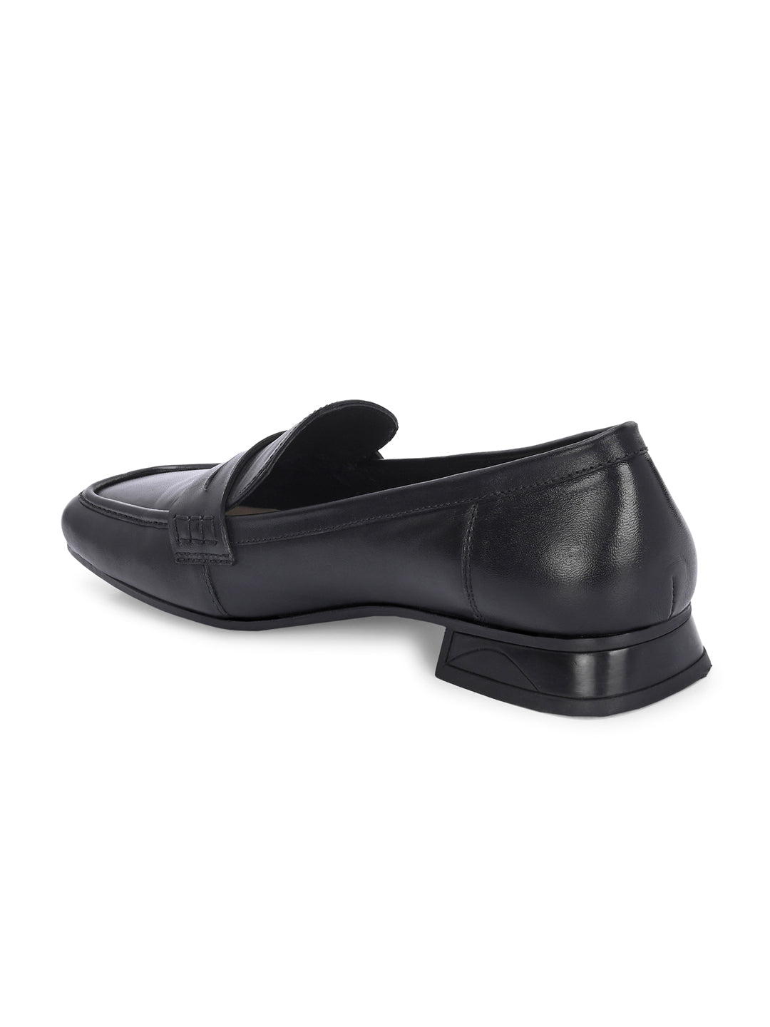 SERENE Premium Leather Mid Heel Square Toe Loafers