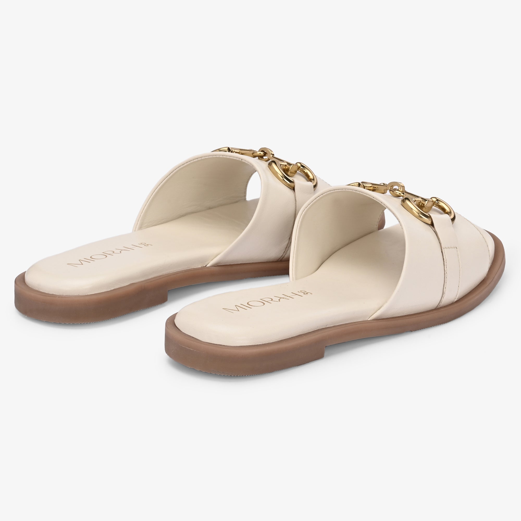 FLUTTER Premium Leather Summer Sliders