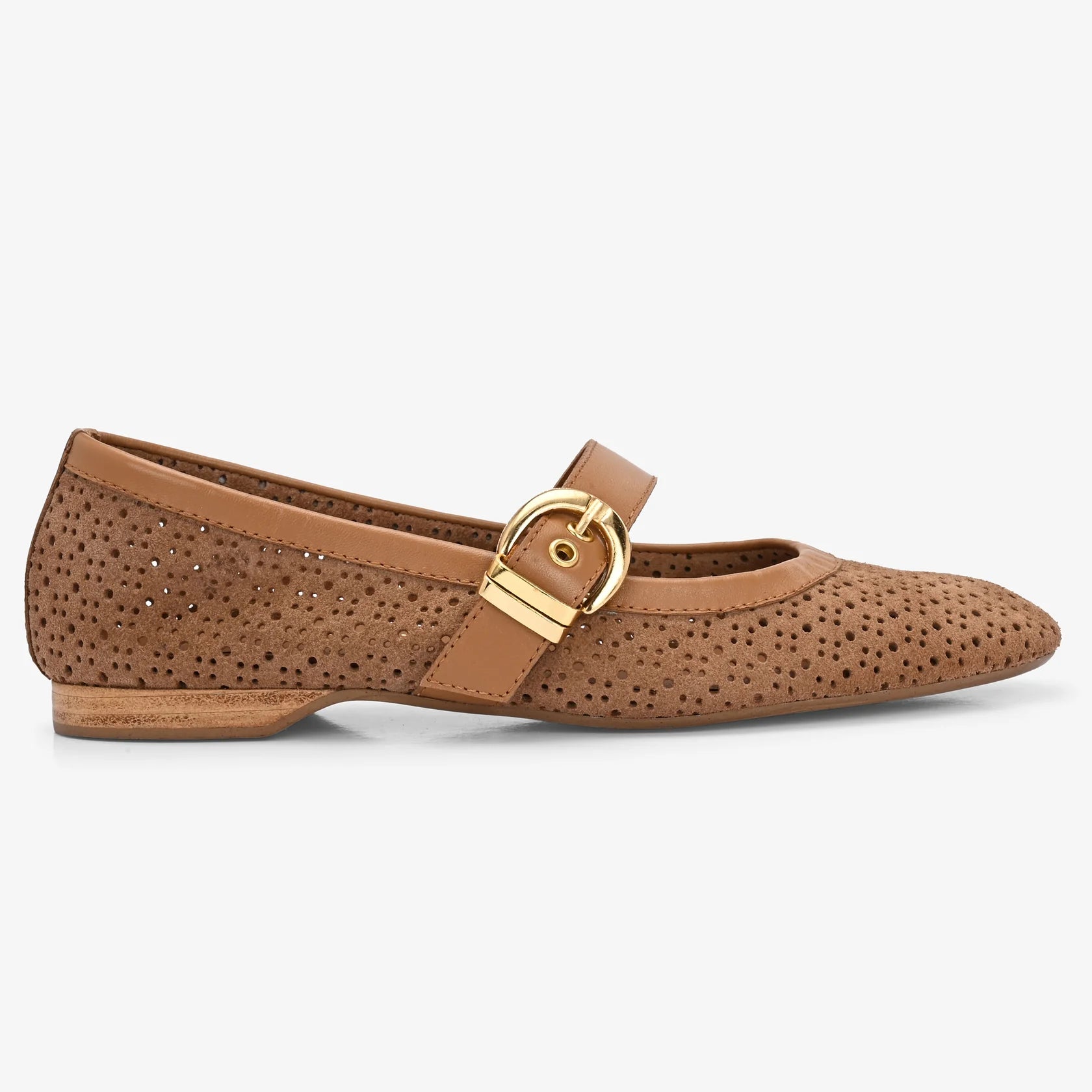 JUNO Premium Leather Mary Jane Ballerinas