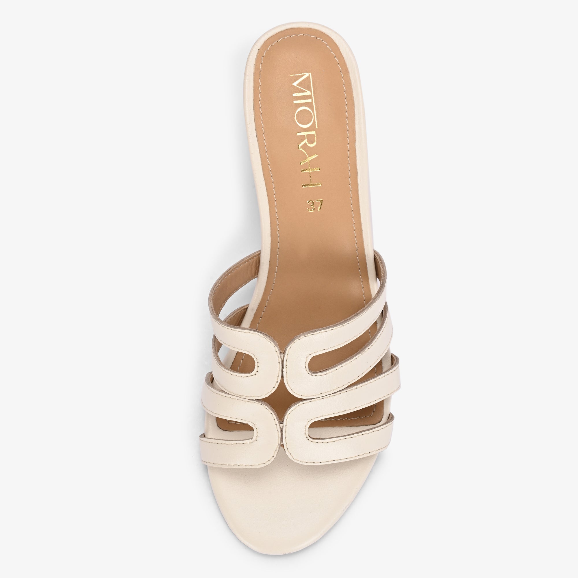NYSSA Premium Leather Laser Cut Block Heels