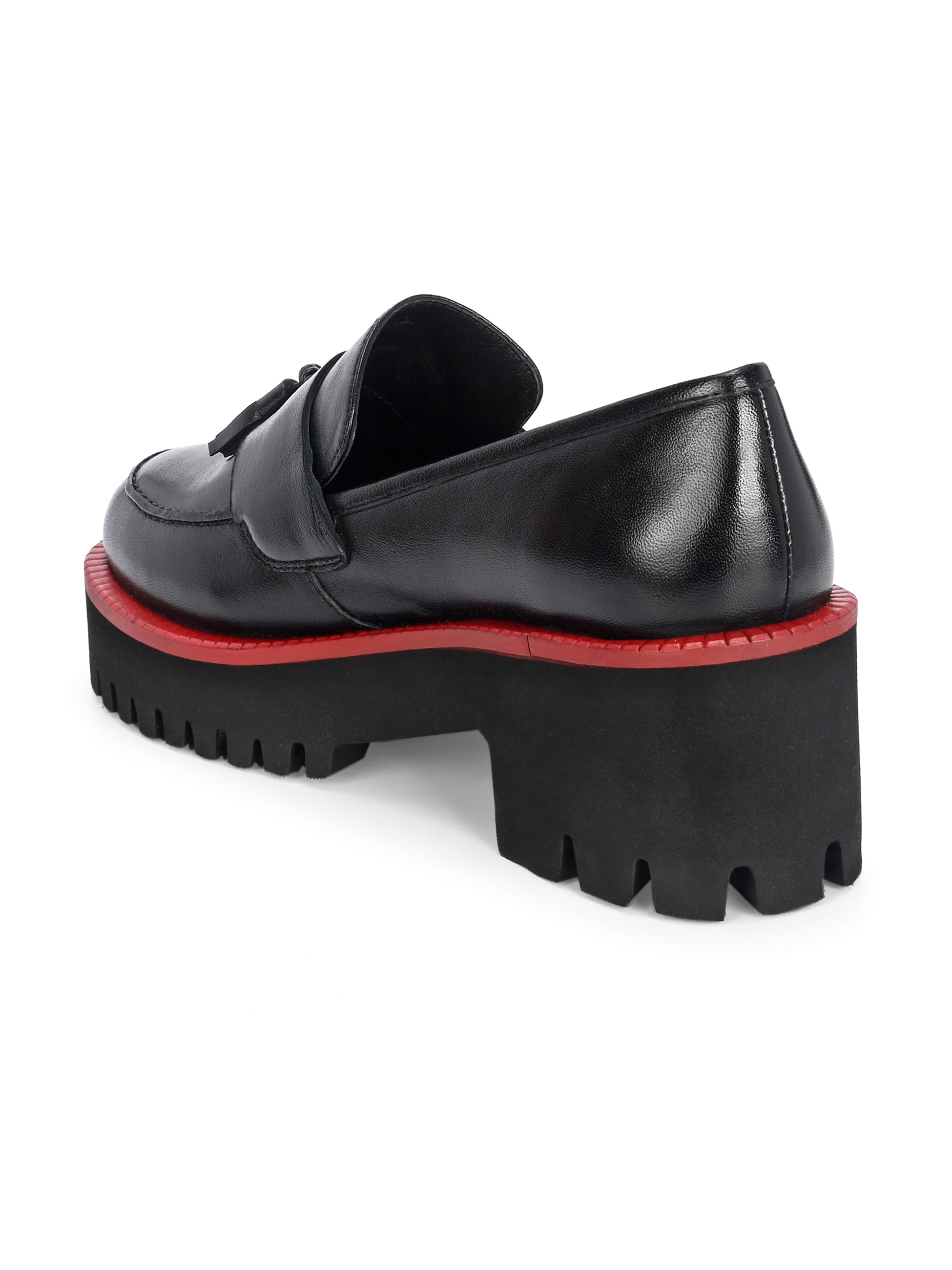 ROGUE Premium Leather Tassel Chunky Loafers