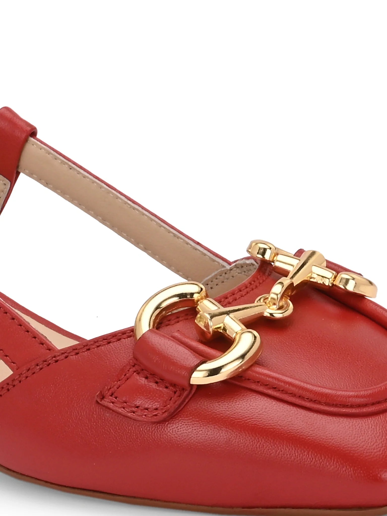 Miorah Leather Sling Back Heels