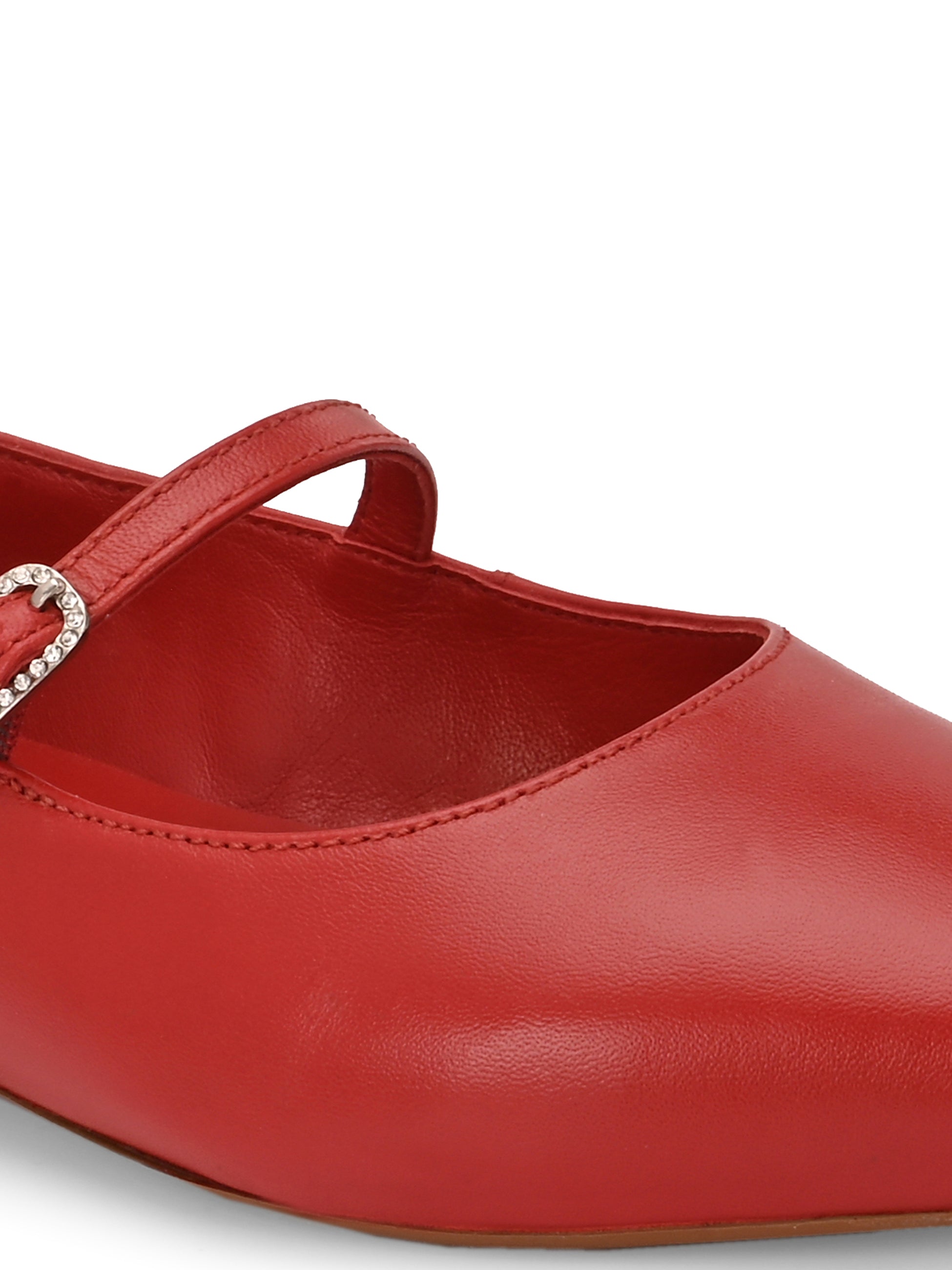POPPY Premium Leather Pointed Flat Ballerinas