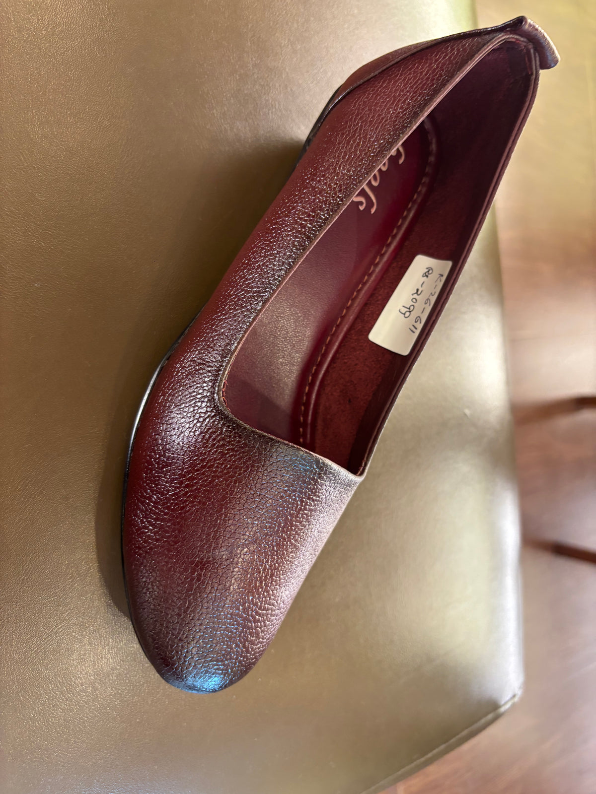 Jessie Leather Everyday Wedge Ballerinas