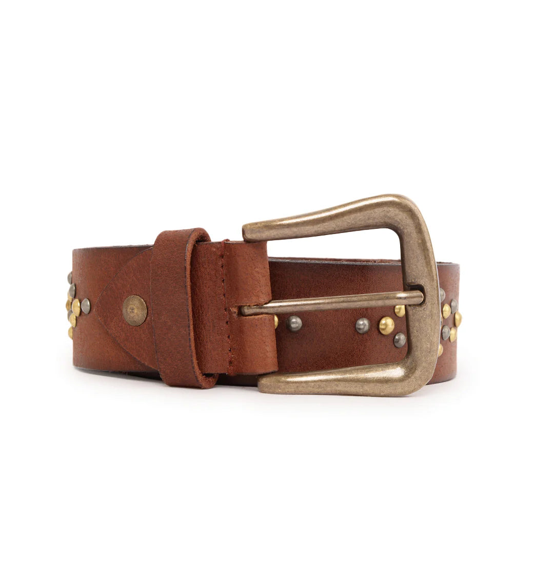 Cognac Womens Genuine Leather Belt