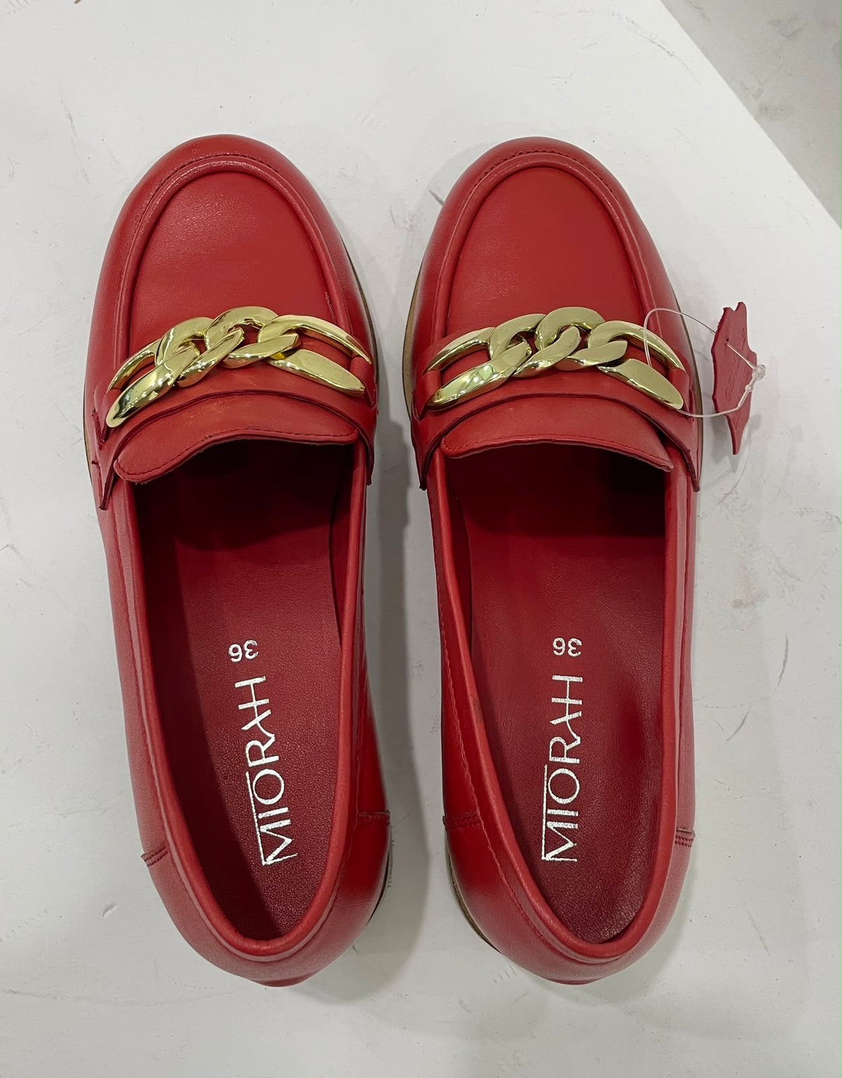NORA Premium Leather Mid Heel Formal Loafers - The Heels India
