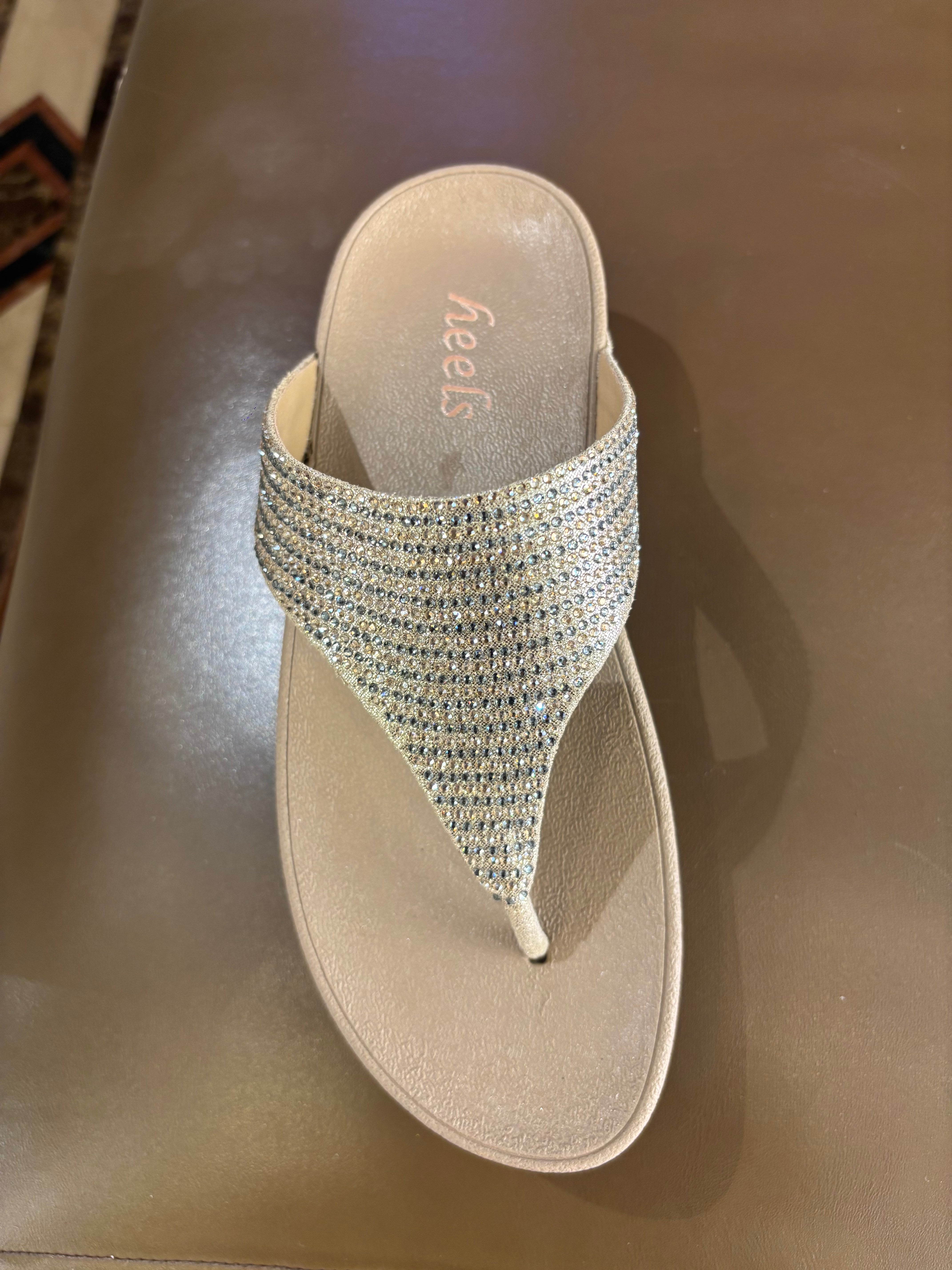 Gemma Bling Comfort Lite Flit Flop Slippers