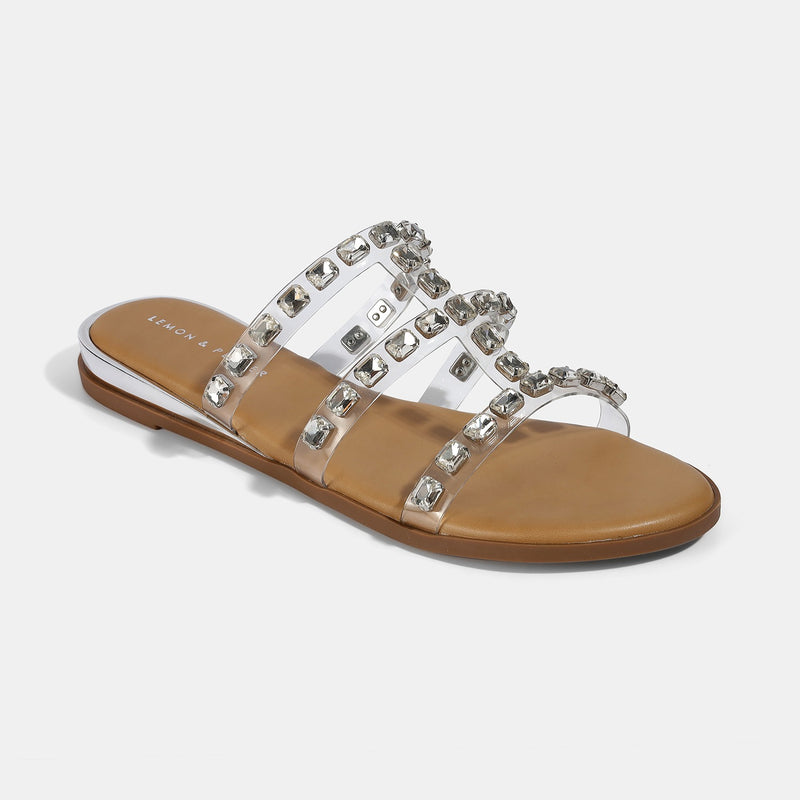 Stella Flat Embellished Sliders