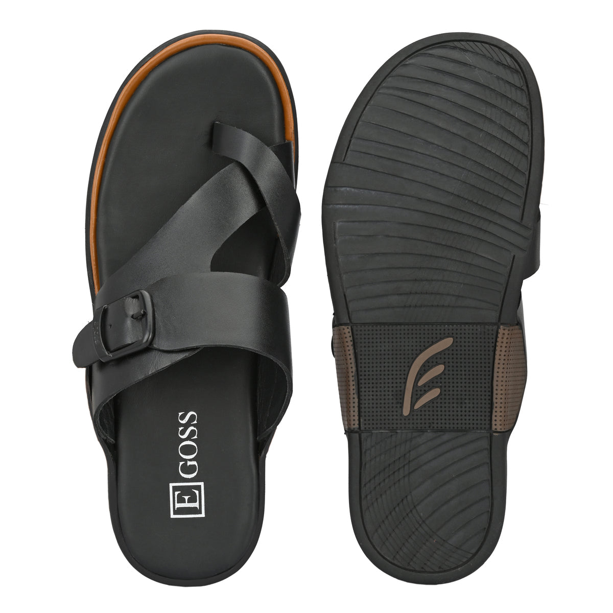 Vance Cushion Leather Thumb Slippers - The Heels India