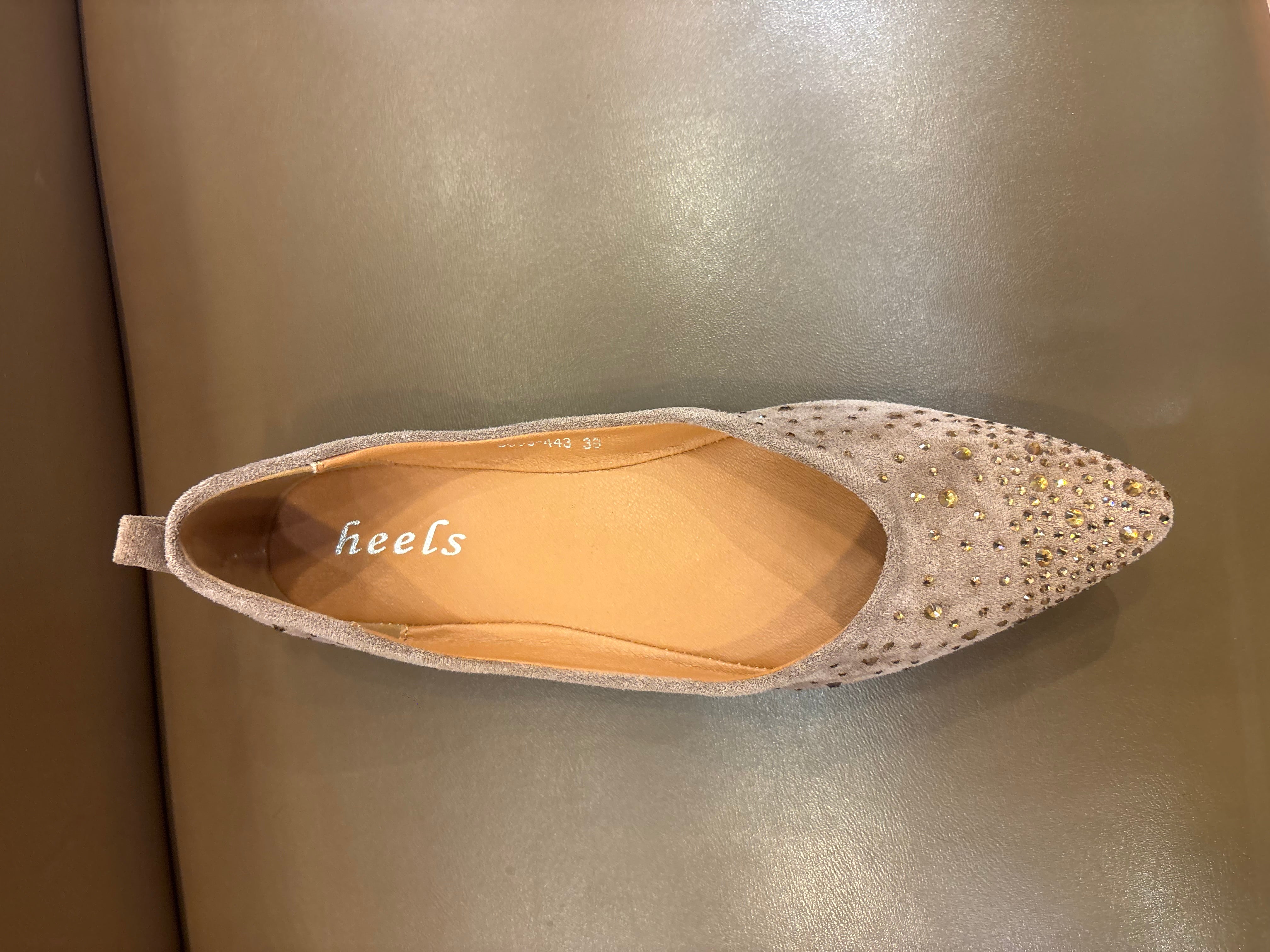 Tamara Bling Flexi Pointed Toe Flat Ballerinas