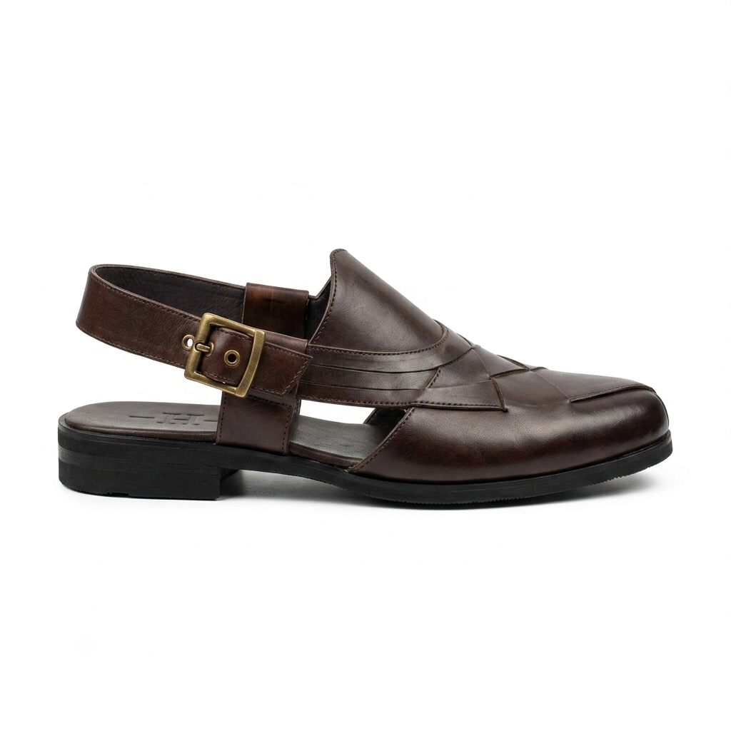 Declan Leather Ethnic Peshawari Sandals
