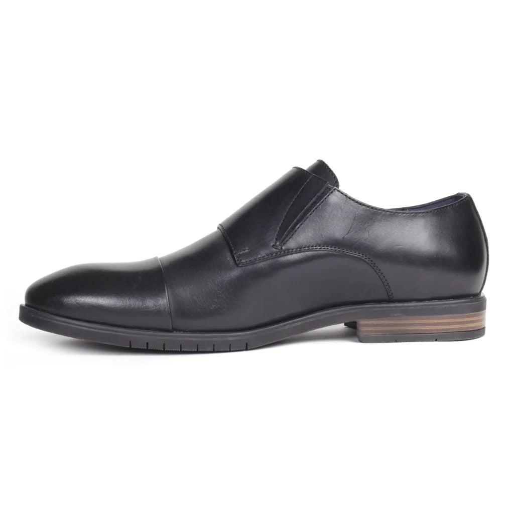 Marcus Leather Double Monk Strap Shoes