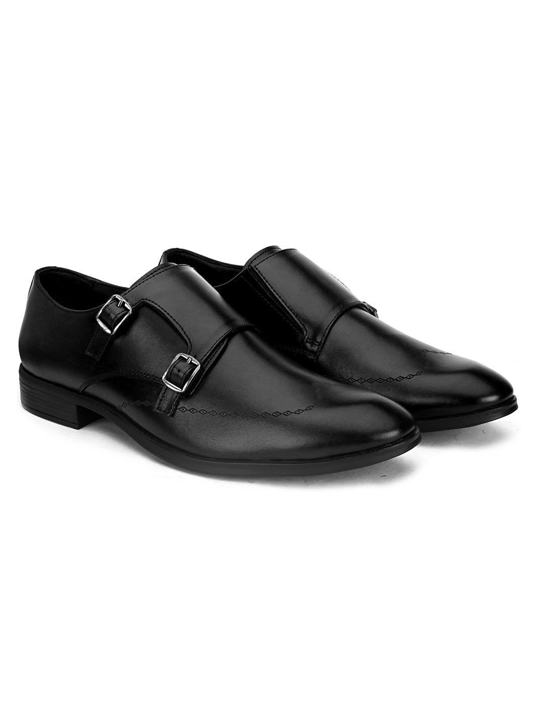 Martinez Formal Leather Double Monk Strap Shoes