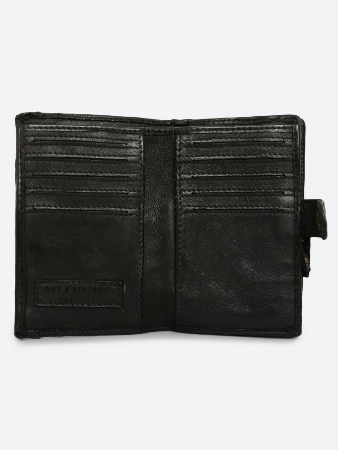 Lucca: Leather Studded Small Wallet