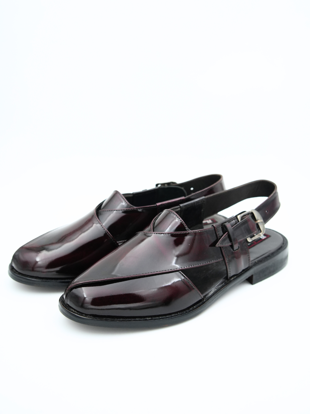 Rampa Leather Ethnic Peshawari Sandals