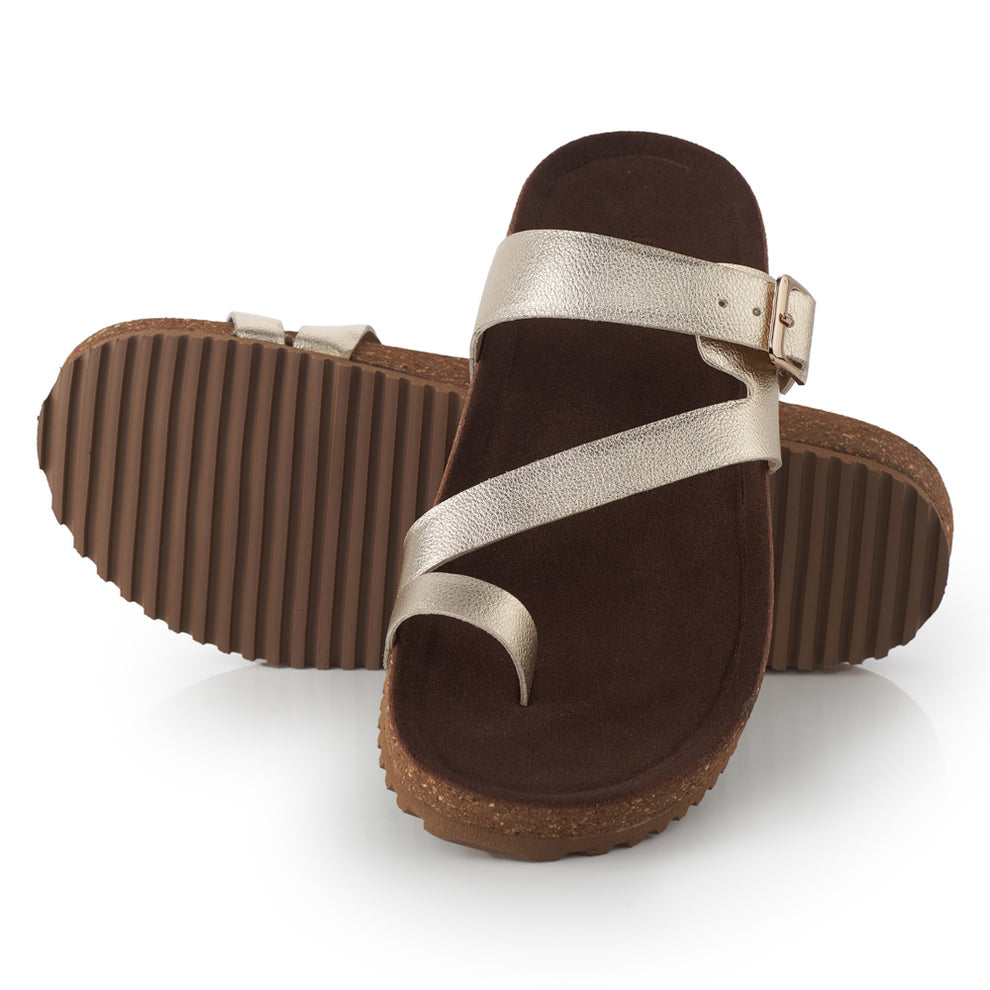 Tessa Original Cork Footbed Slippers - The Heels India