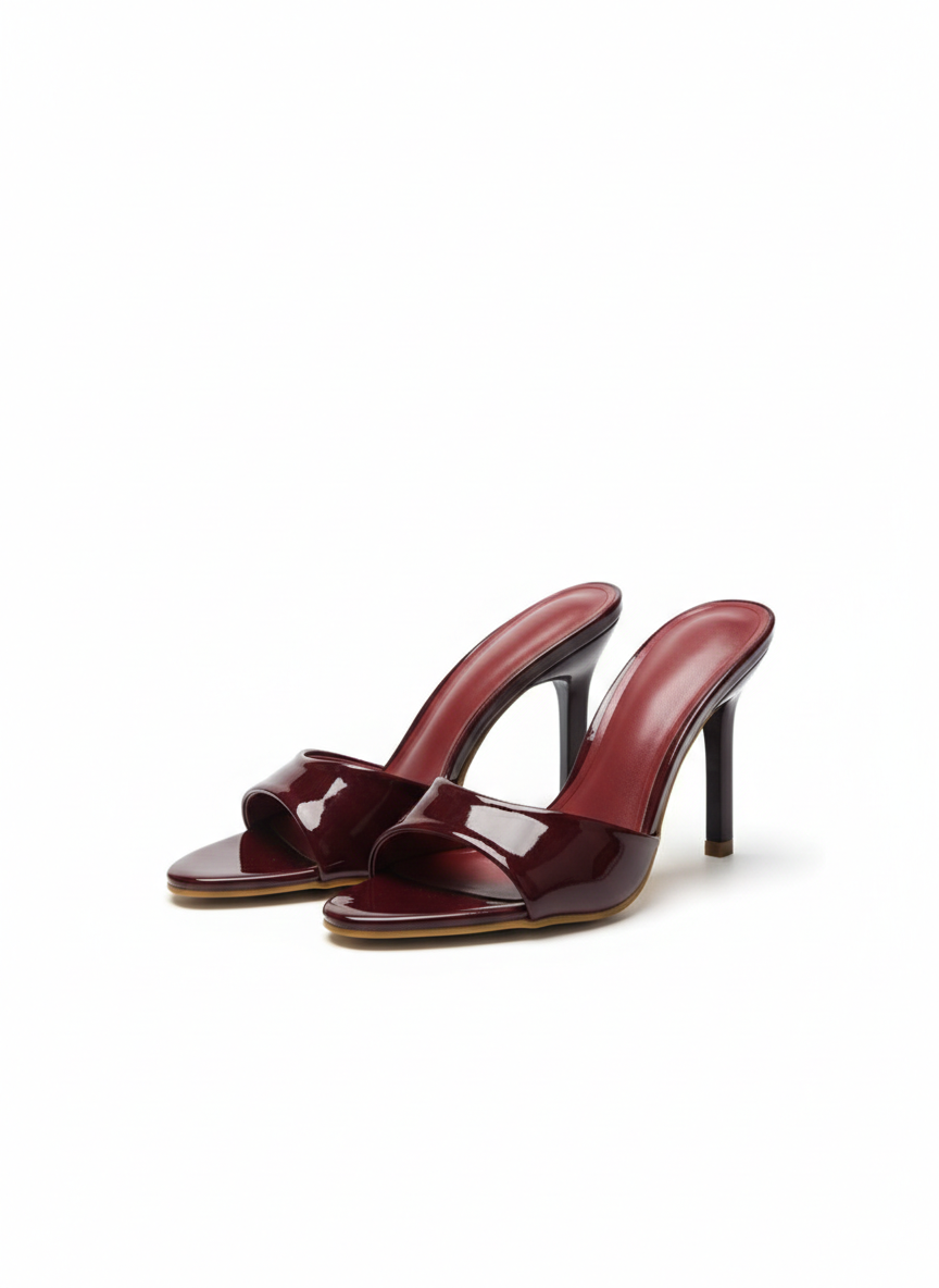 Ellie Premium Patent Pencil Heels
