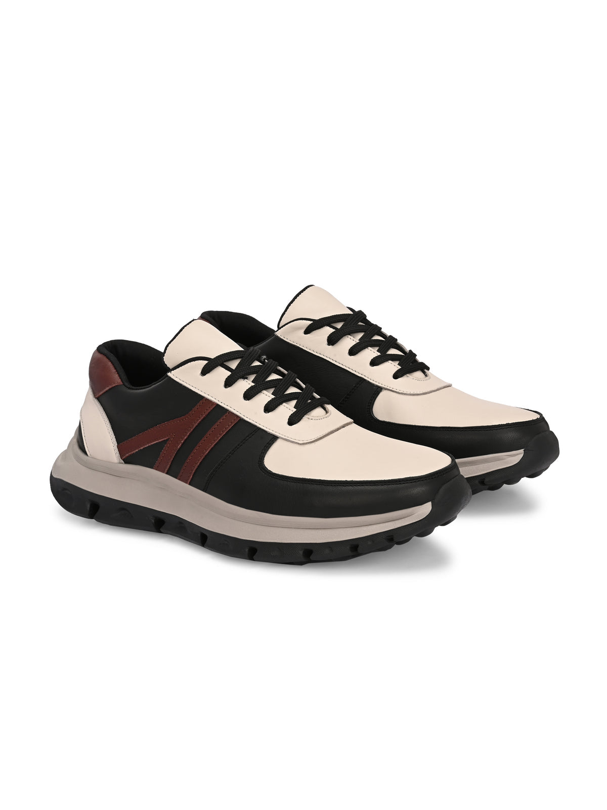 DRIFT Premium Leather Lace-Up Sneakers