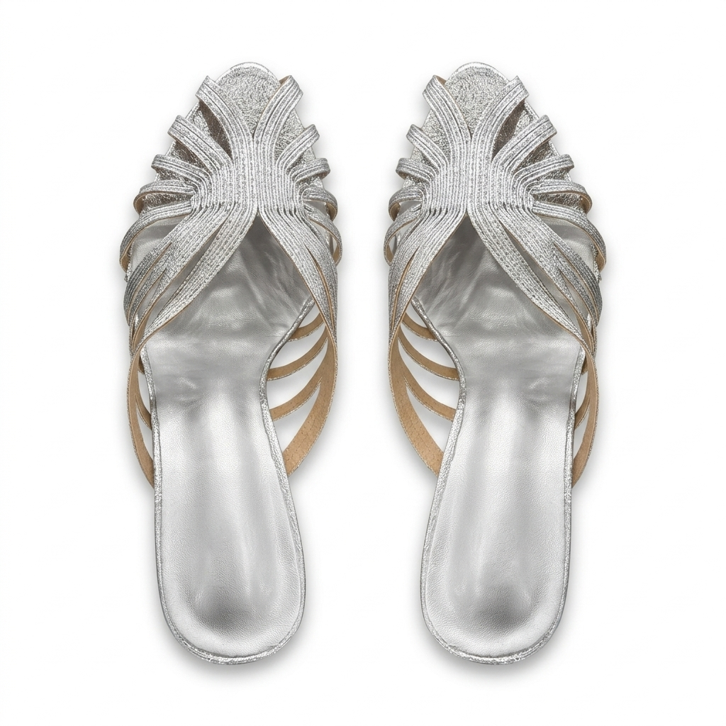 Ellen Premium Fancy Peep Toe Pencil Heels