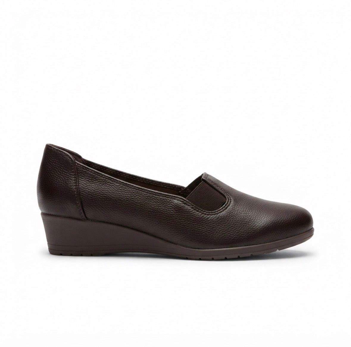 Kylie 2.0 Leather Elastic Wedge Ballerinas
