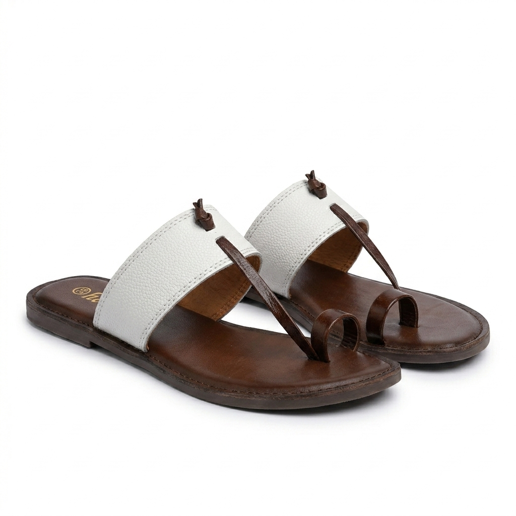 Blake Leather Thumb Kohlapuri Slippers