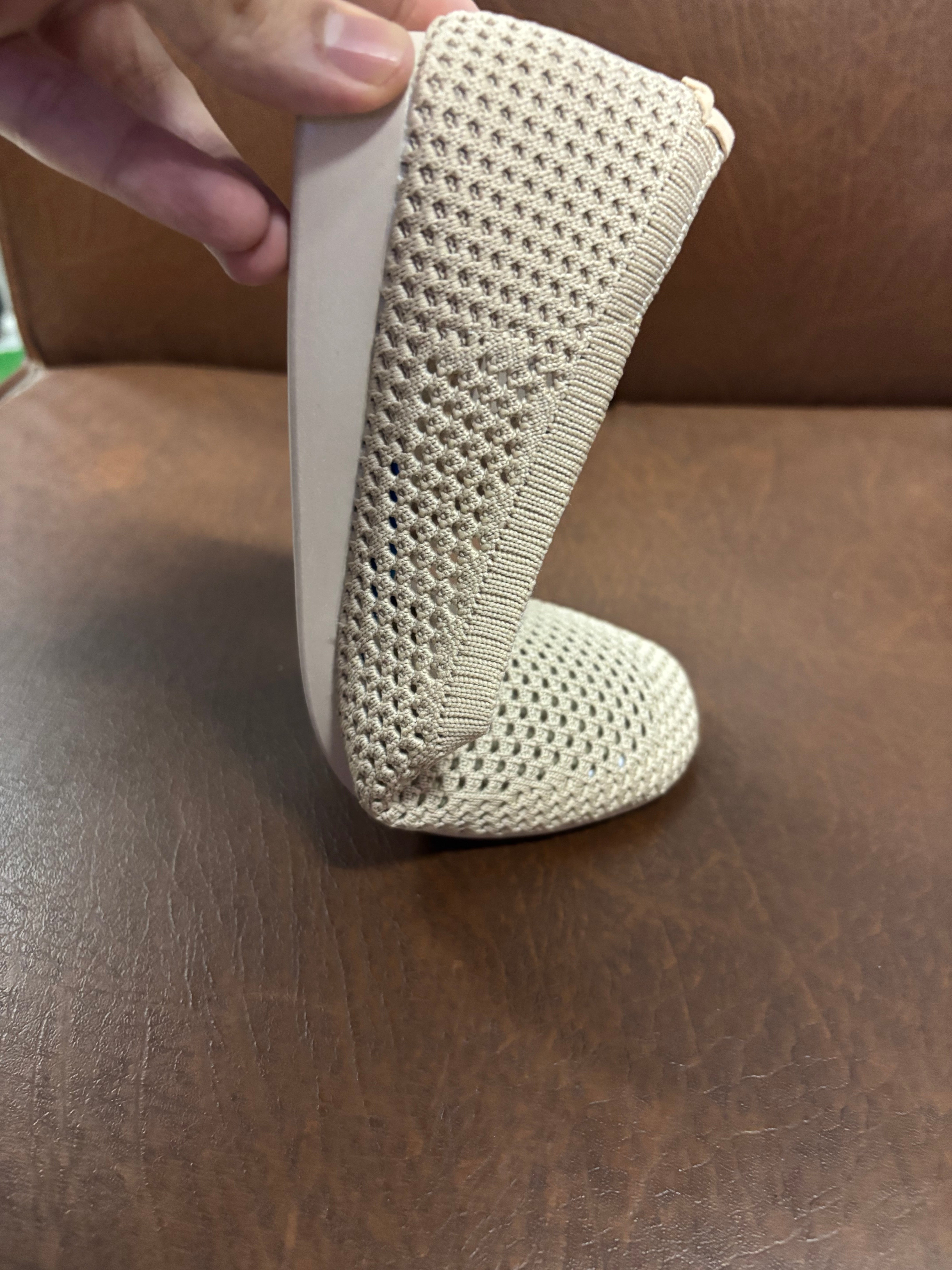 Grace Crochet Flat Flexi Comfort Ballerinas