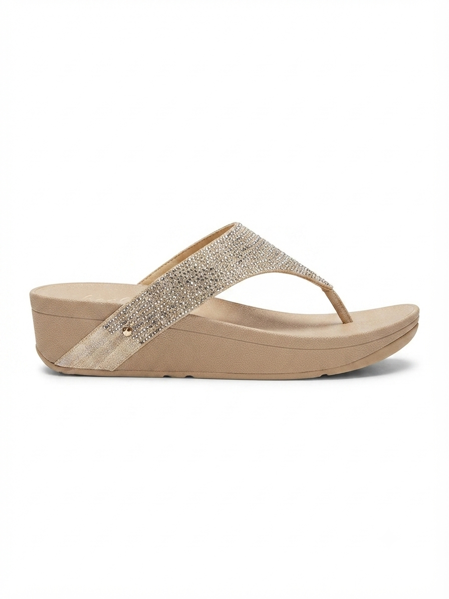 Gemma Bling Comfort Lite Flit Flop Slippers