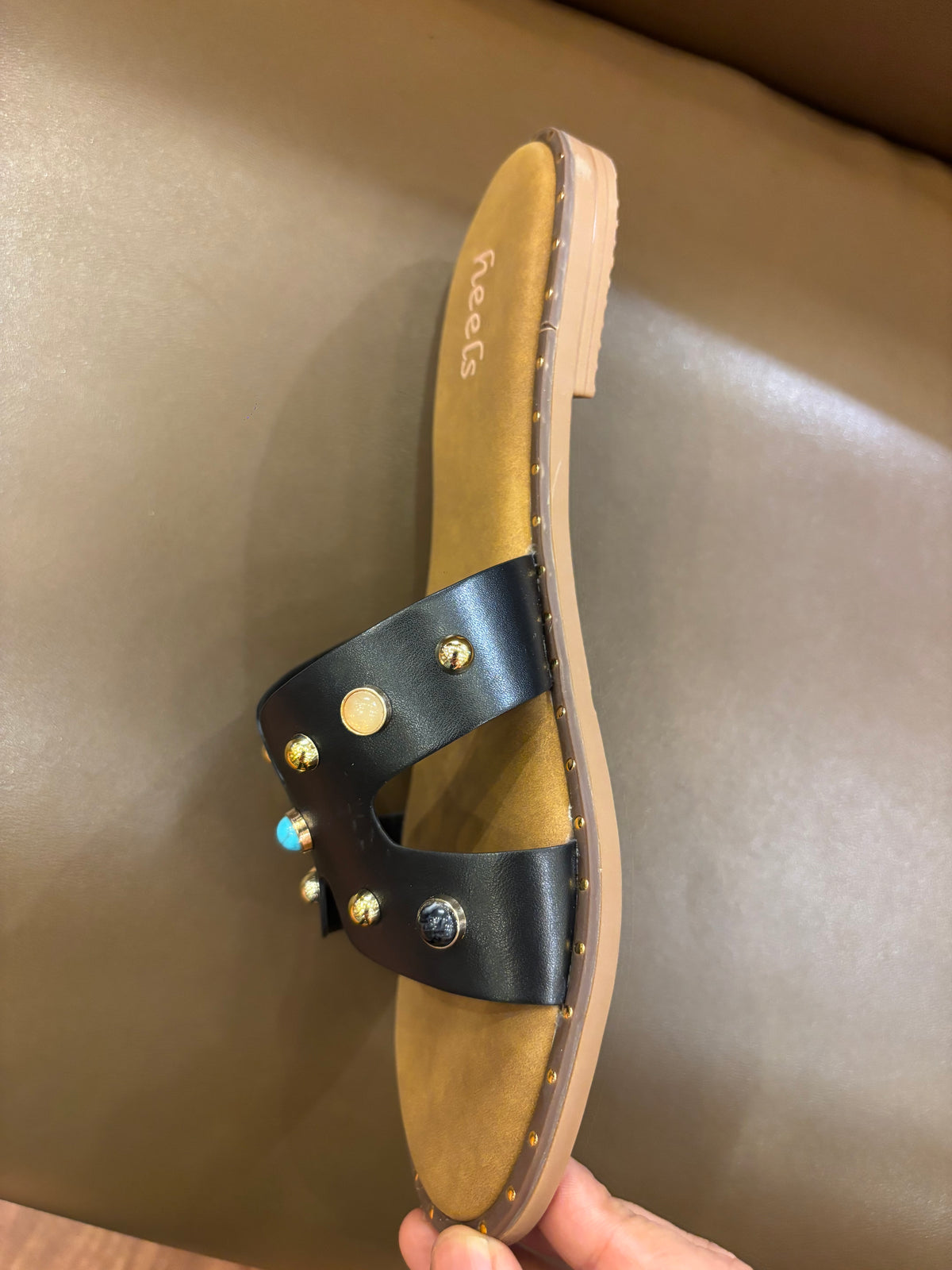 Alor Studded Embellished Summer Sliders