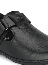 Brunel Leather Velcro Roman Sandals HT