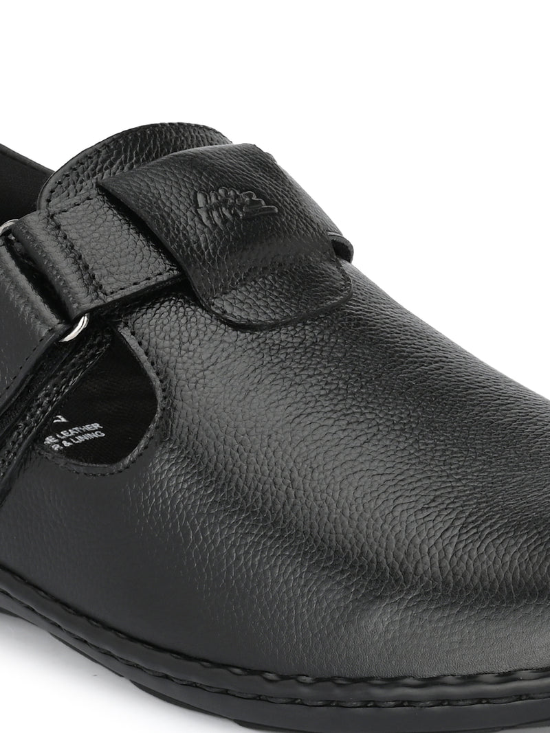 Brunel Leather Velcro Roman Sandals HT