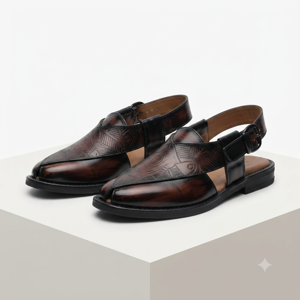 Neto Handmade Leather Peshawari Sandals