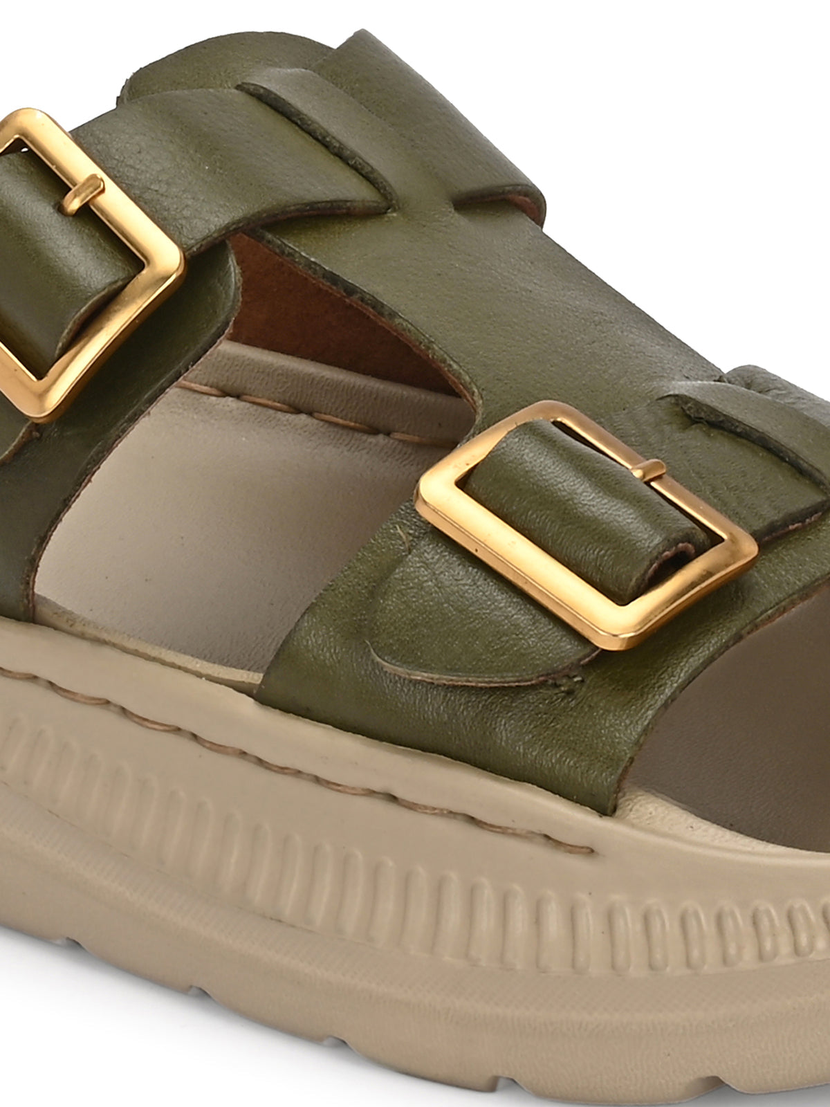 Mikel Zero Gravity Summer Comfort Leather Slippers