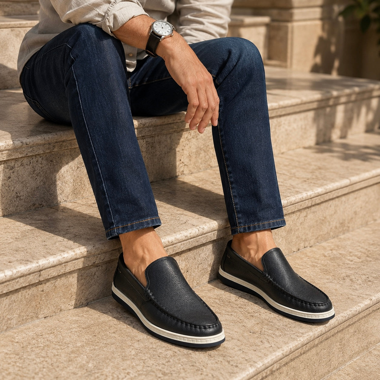 Lorente Premium Leather Casual Comfort Loafers