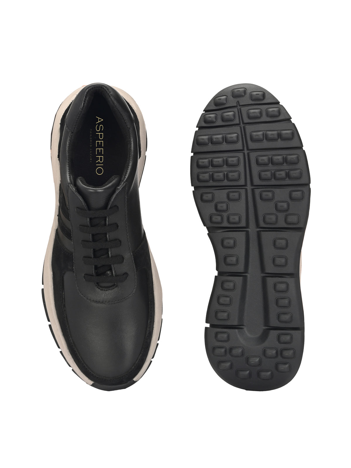 DRIFT Premium Leather Lace-Up Sneakers