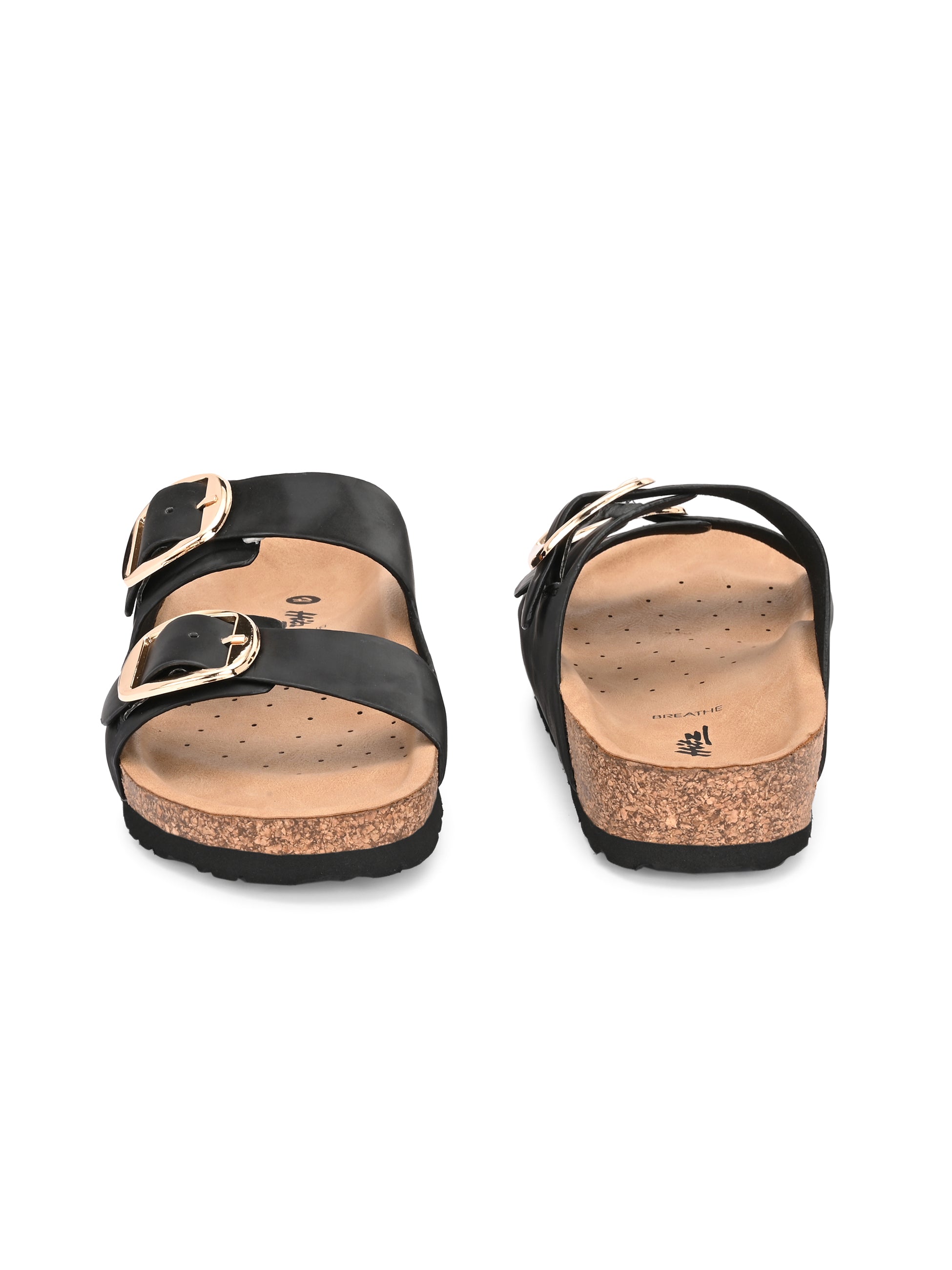 Bianca Double Strap Sliders