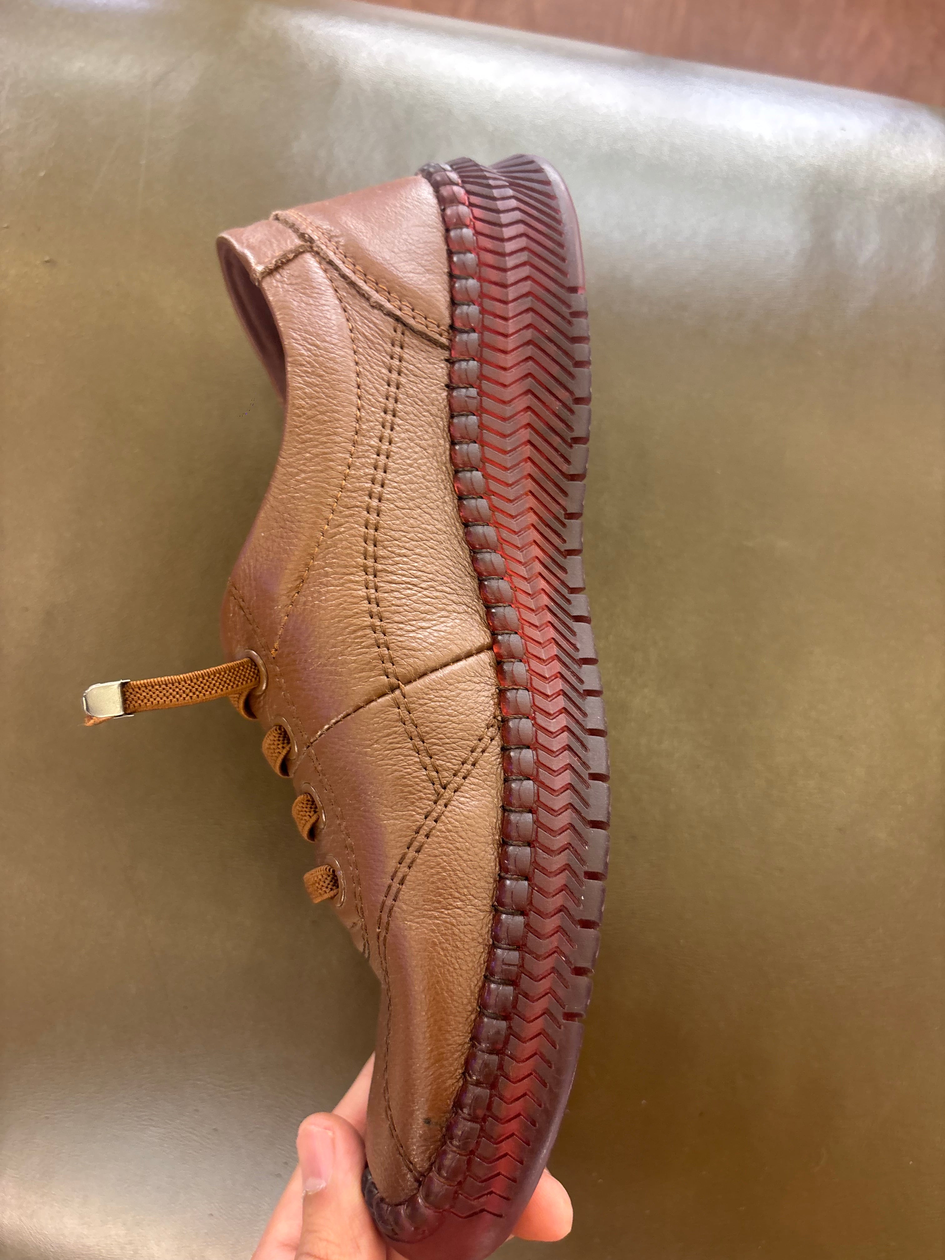 Serena Premium Leather Comfort Derby Lace Loafers