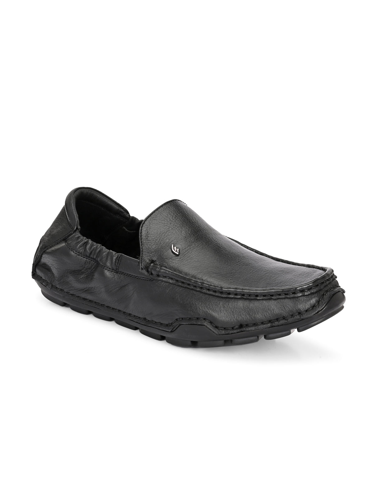 Clyde Leather Back Elastic Cushioned Loafers