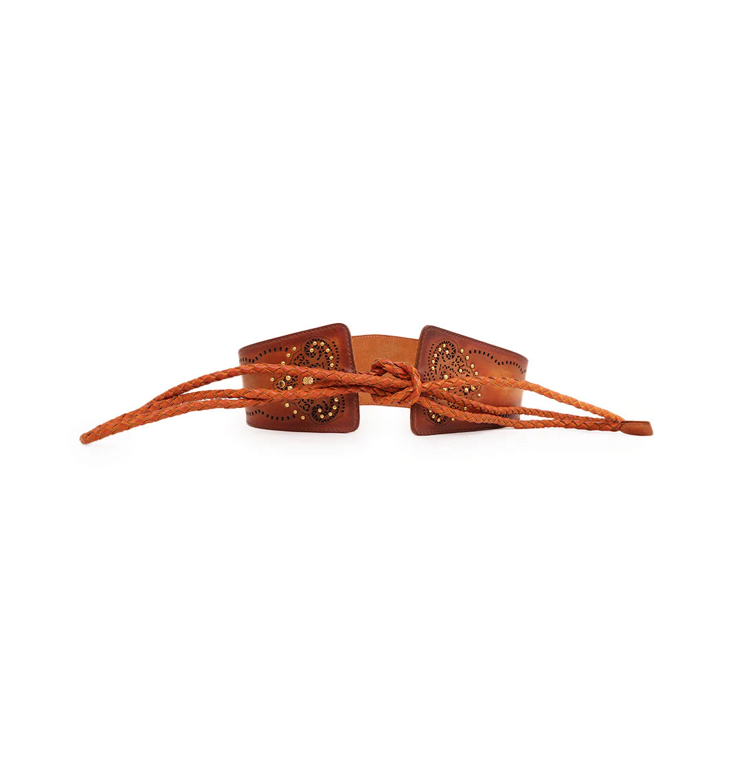 Tan Womens Genuine Leather Belt