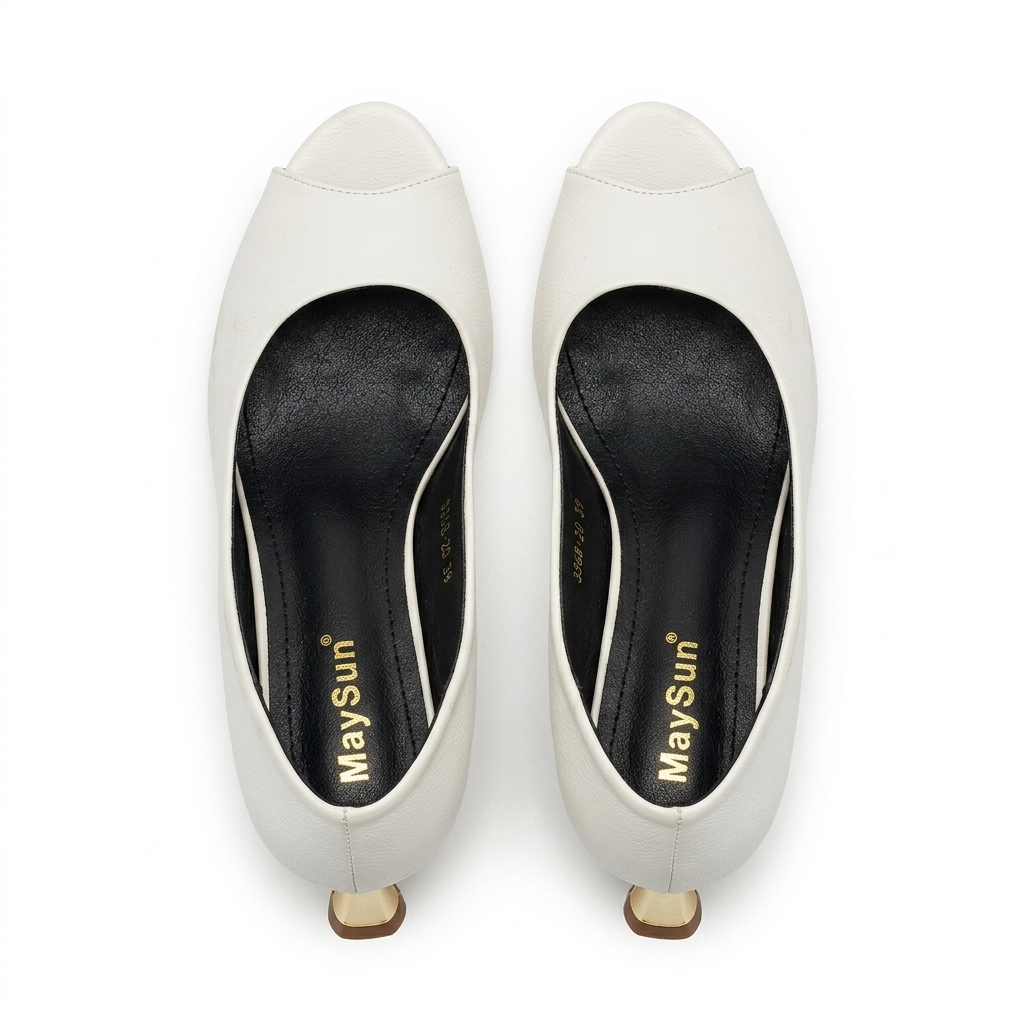 Opera Peep Toe Pencil Heels