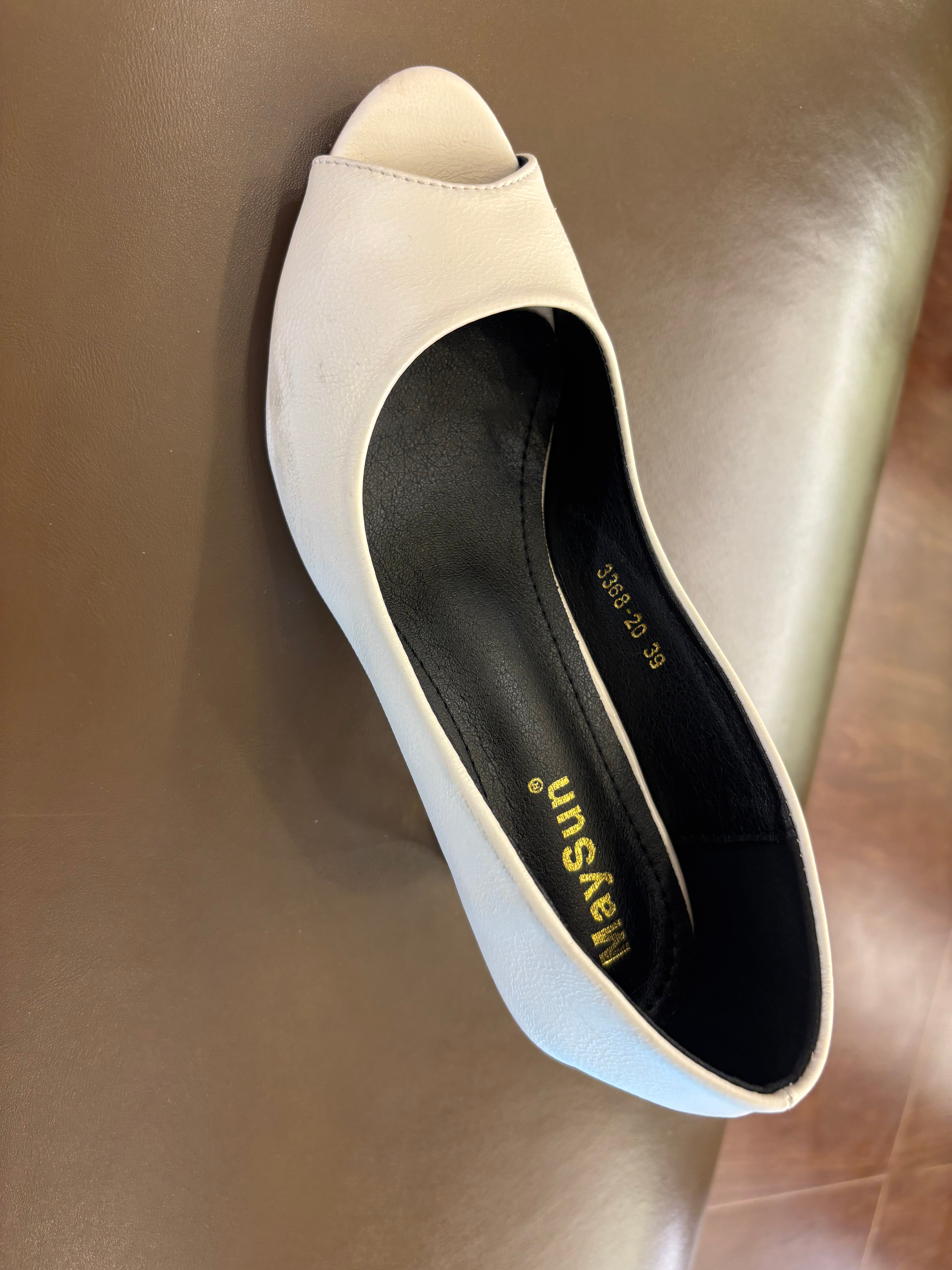 Opera Peep Toe Pencil Heels
