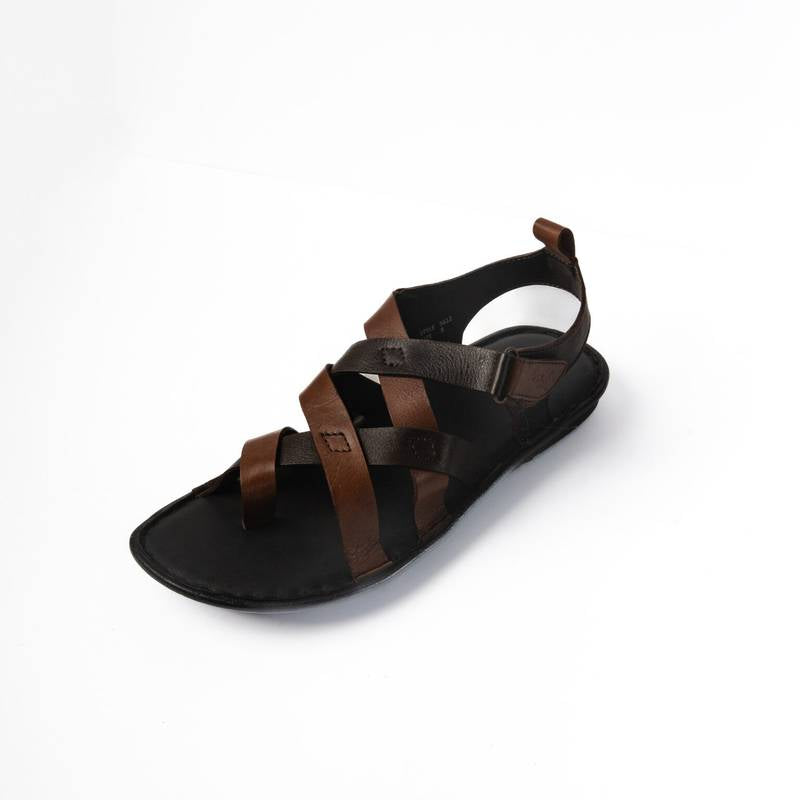 Jose Leather Criss Cross Sandals