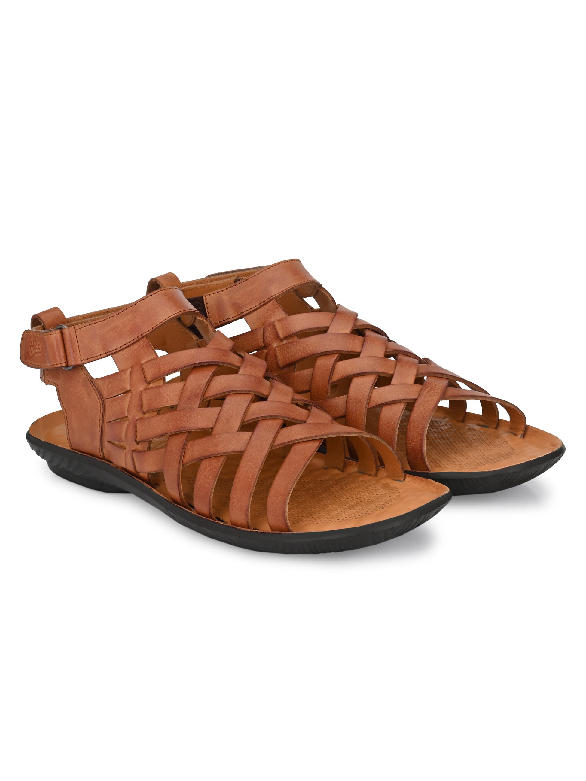 Sirocco Tan Leather Strappy Sandals