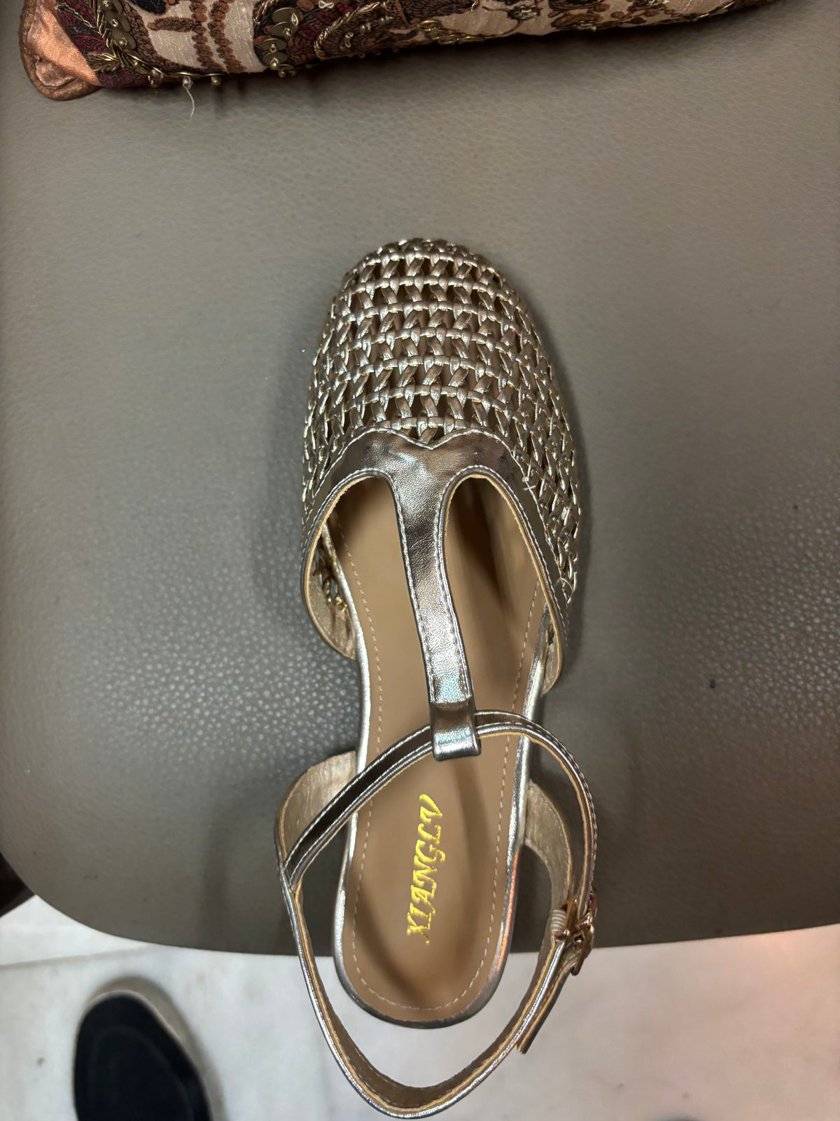 Nysa T Strap Premium Mesh Mary Janes