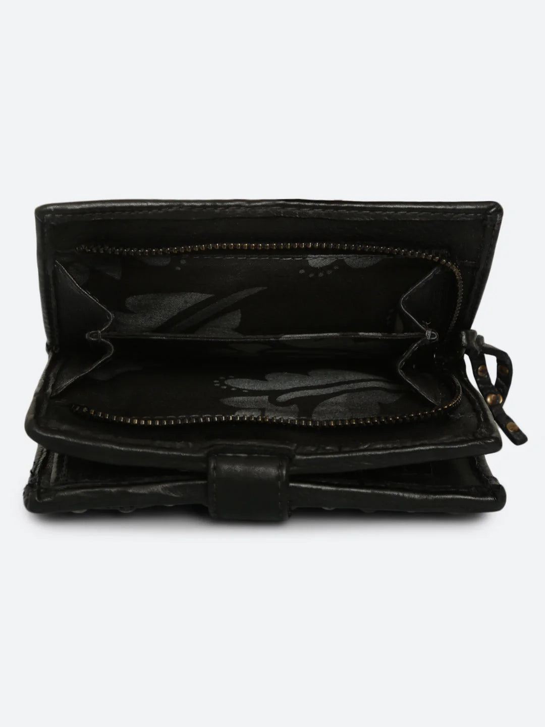Lucca: Leather Studded Small Wallet