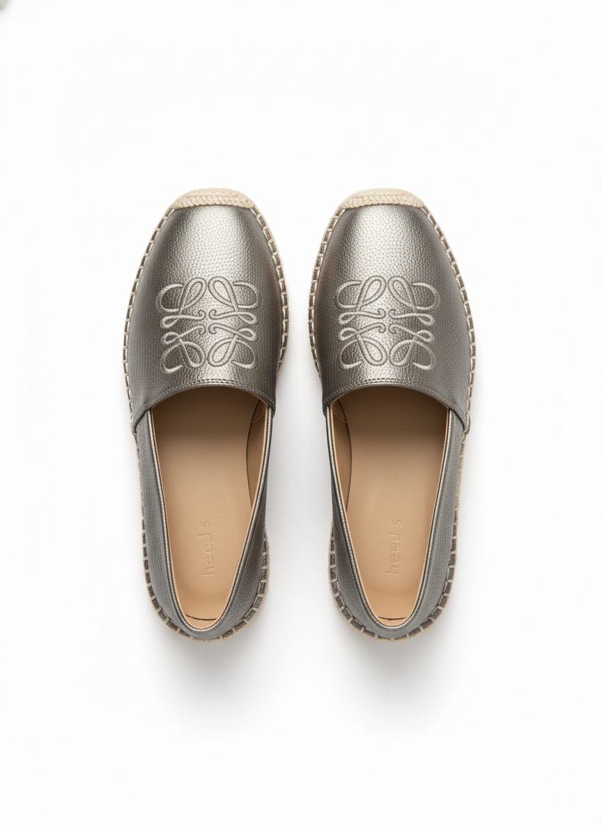 Mensho Cushioned Espadrille Slip On Loafers - The Heels India