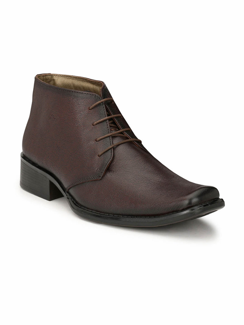 Kevin Leather Derby Formal Ankle Shoes
