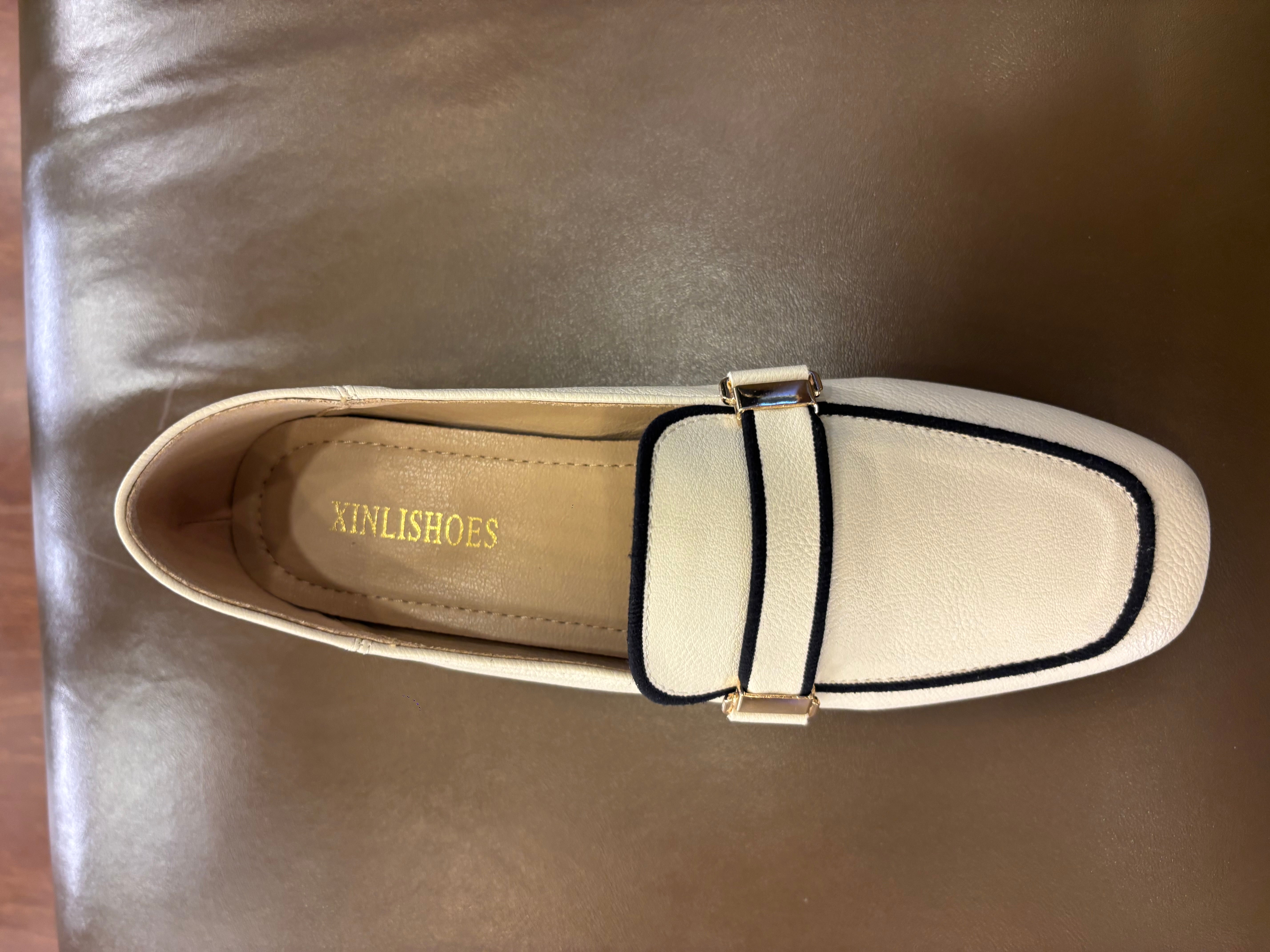 Melrose Premium Strap Block Heel Loafers
