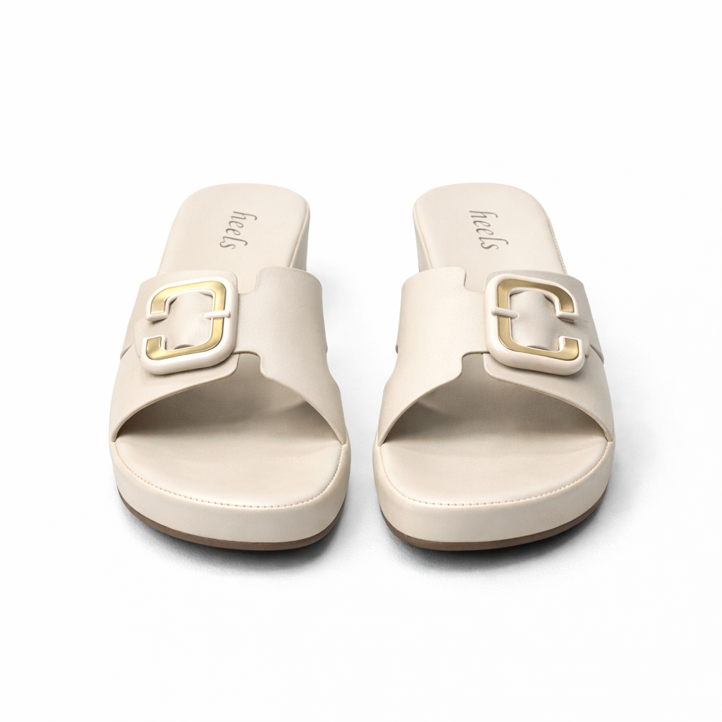 Lexi Premium Cushioned Wedge Sliders - The Heels India