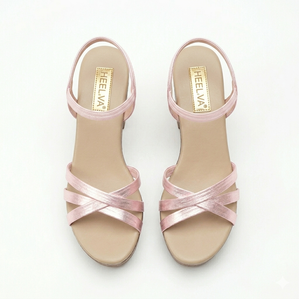 Alba Platform Peep Toe Block Heel Sandals