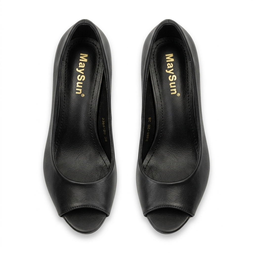 Opera Peep Toe Pencil Heels
